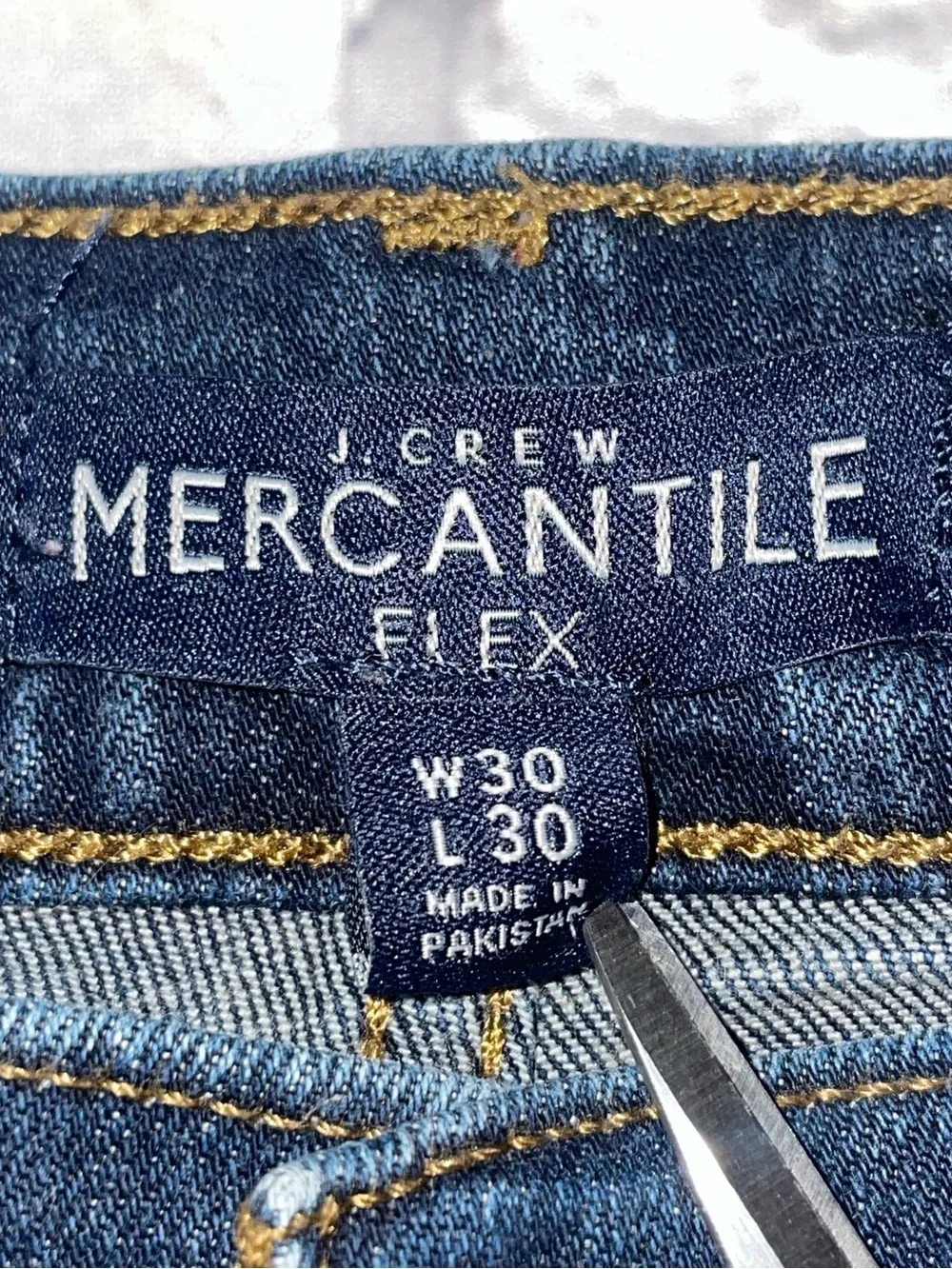 J. Crew Straight-fit flex jean in Walker dark wash 30x30